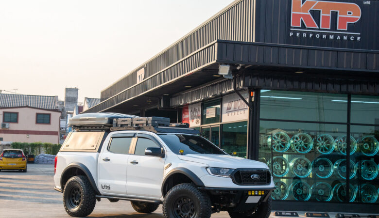 Ford Ranger ติดตั้งชุดเบรคหน้า 4pot