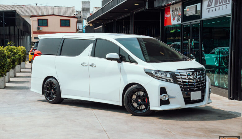 Toyota Alphard 30 ติดตั้งชุดเบรค Brembo Cayenne