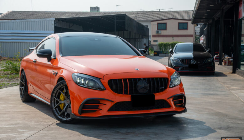 Benz Amg C43s เซอร์วิสระบบเบรค
