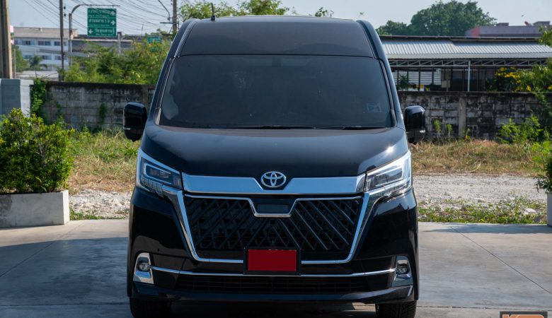 Toyota Commuter ติดตั้งชุดเบรคBrembo Maserati หน้า 6 pot หลัง 4 pot 