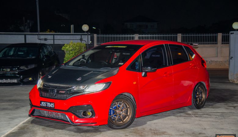Honda Jazz GK ประเทศเพื่อนบ้าน Malaysia ติดตั้งเบรคหลัง Endless