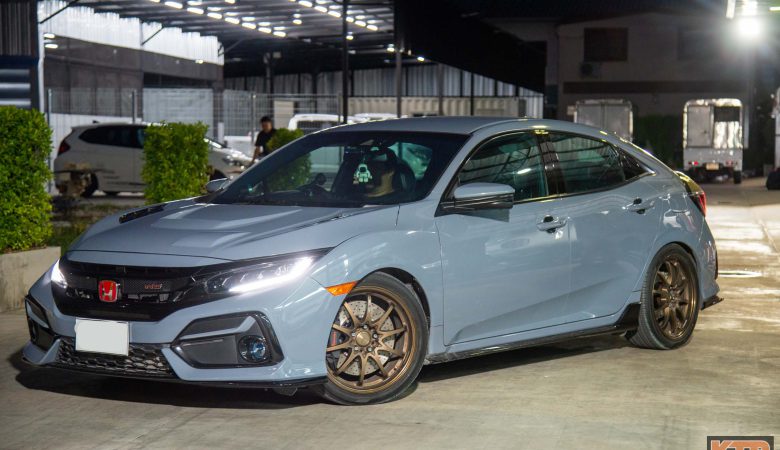 Honda Civic FK ติดตั้งชุดเบรคหน้าFK8