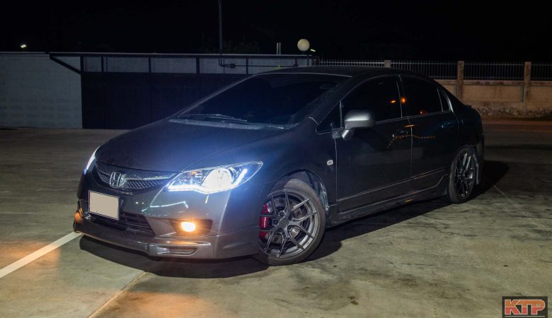 Honda Civic FD ติดตั้งชุดเบรค Brembo boxster   4pot 
