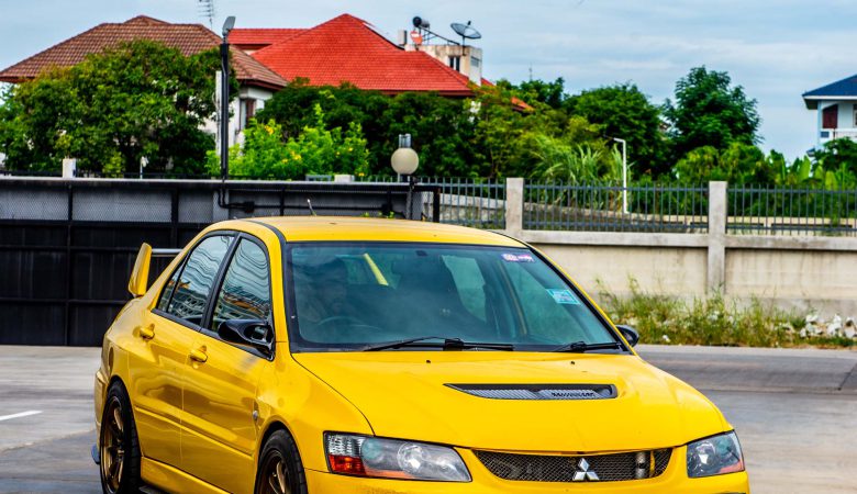 Mitsubishi Lancer Evolution เซอร์วิสระบบเบรค