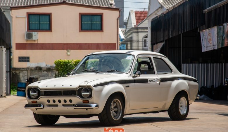 Ford Escort Mexico ติดตั้งชุดเบรคหลัง Wilwood พร้อมเบรคมือสลิง
