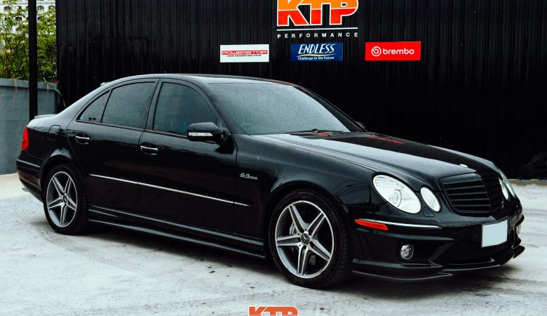 Benz E63 AMG ทำสีคาลิปเปอร์เบรค